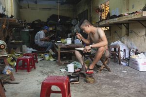Shoe Making at Nha Trang 